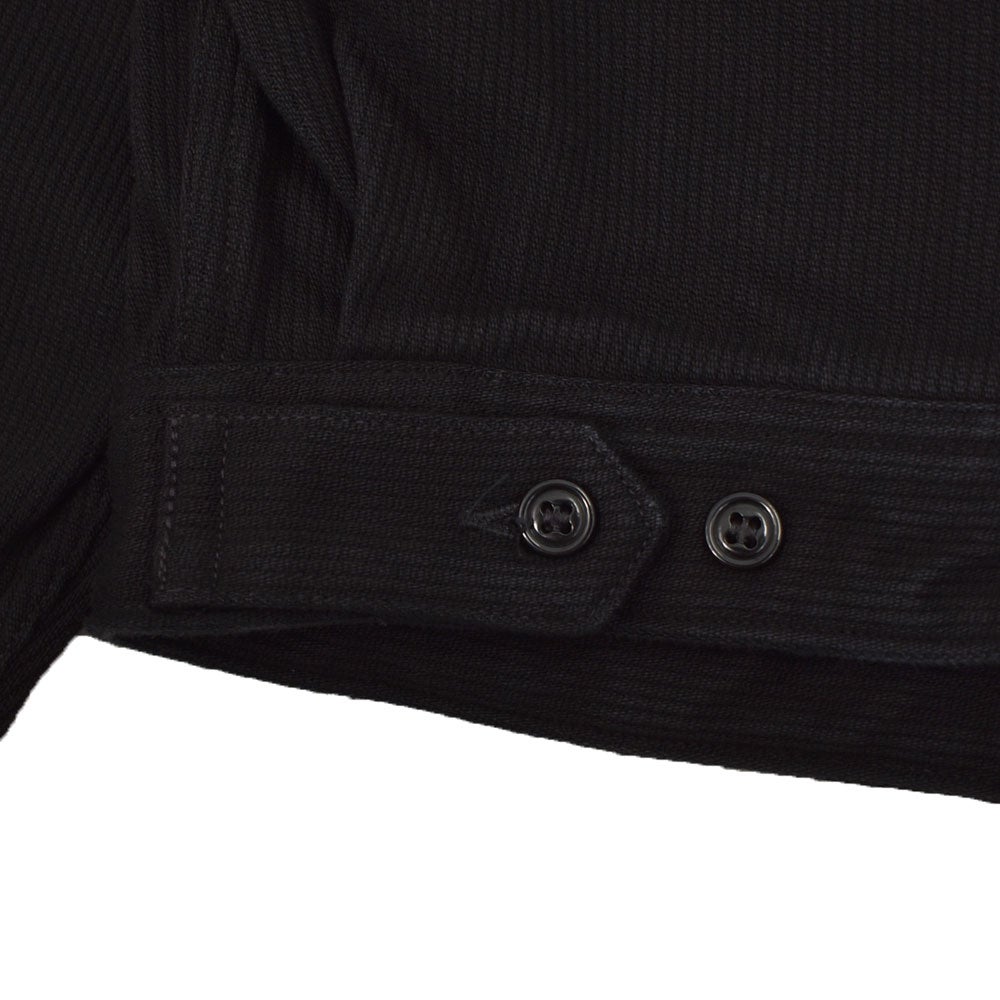 フリーホイーラーズ (FREEWHEELERS) -STONE COLD- BLACK ROGUE Vintage Style Yarn-Dyed Pique モーターサイクルジャケット カスタム ワークジャケット アウター 2621011