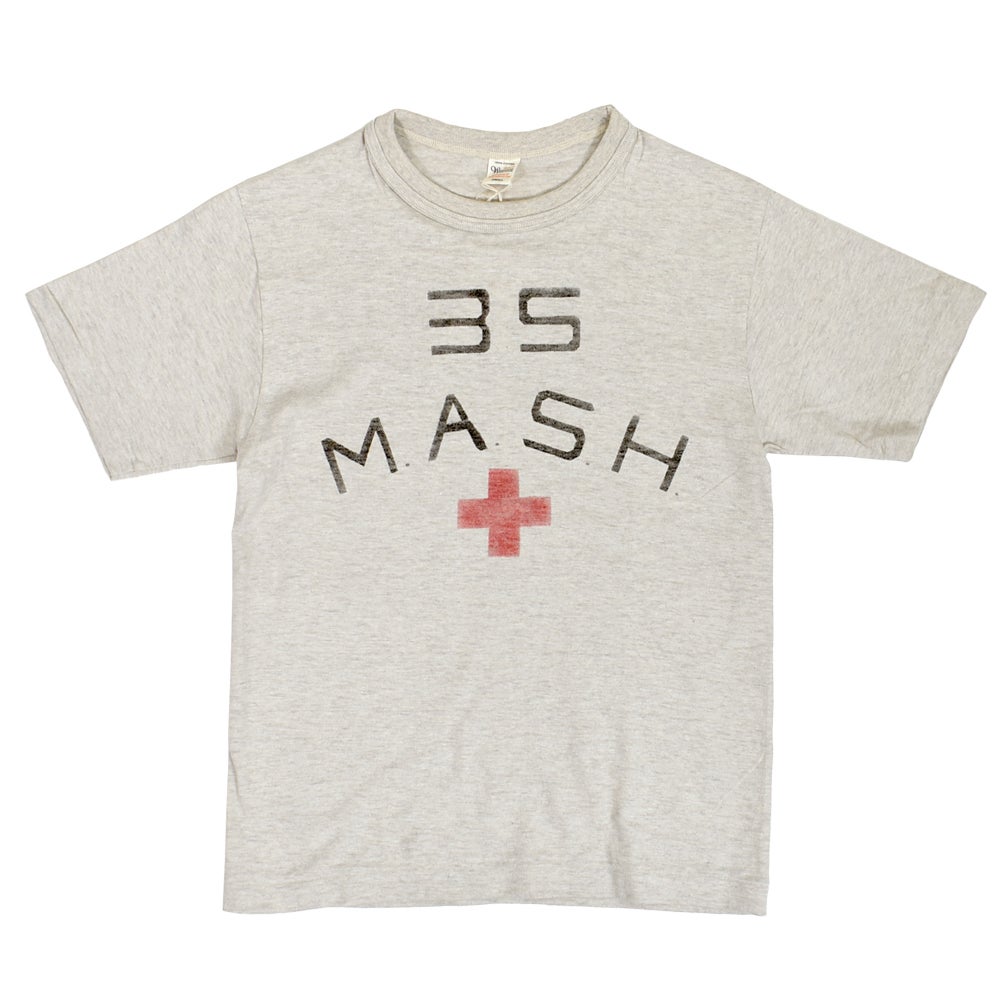 ウエアハウス (WAREHOUSE) Lot 4601 M.A.S.H. 半袖プリントTシャツ オートミール