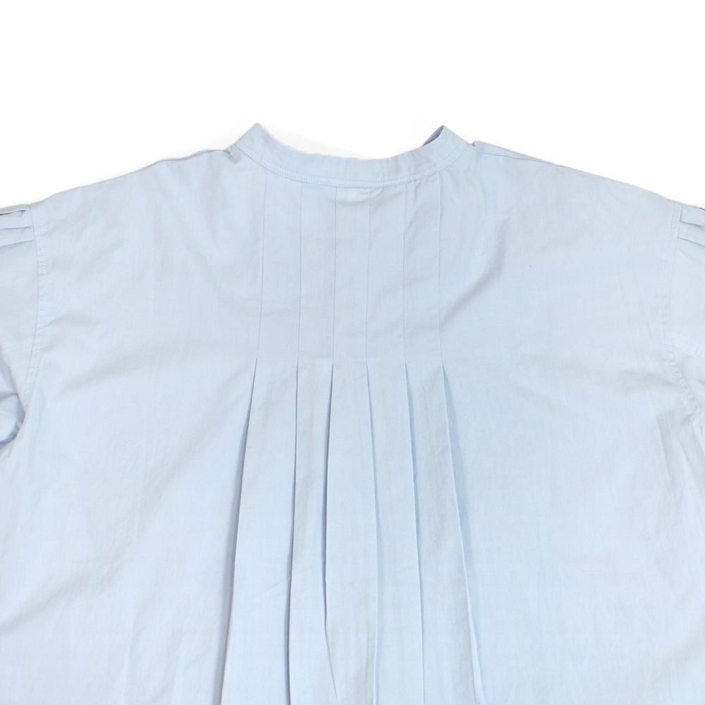 ケレン (KELEN) -PARDY- BACK TUCK DESIGN BLOUSE バックタック デザインブラウス ノーカラーシャツ LKL26FBL2322