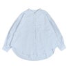 ケレン (KELEN) -PARDY- BACK TUCK DESIGN BLOUSE バックタック デザインブラウス ノーカラーシャツ LKL26FBL2322 LT BLUE