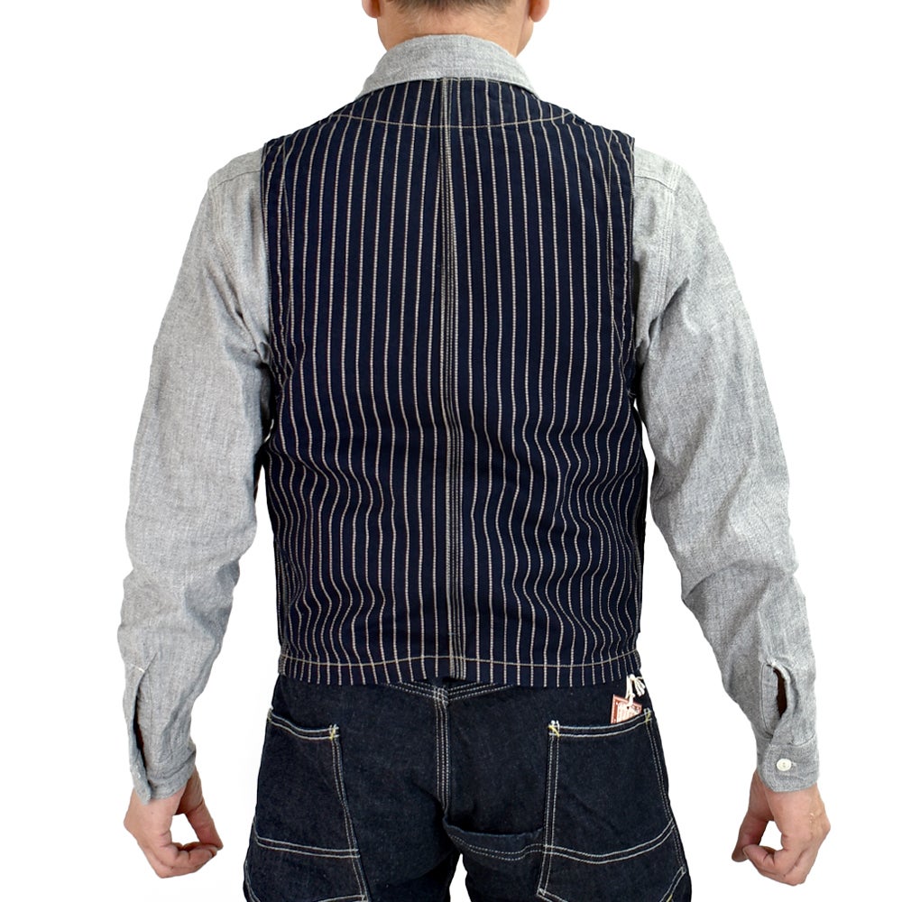コリンボ (COLIMBO) Switchyard Vest -Wabash Stripe- ウォバッシュワークベスト ZB-0120