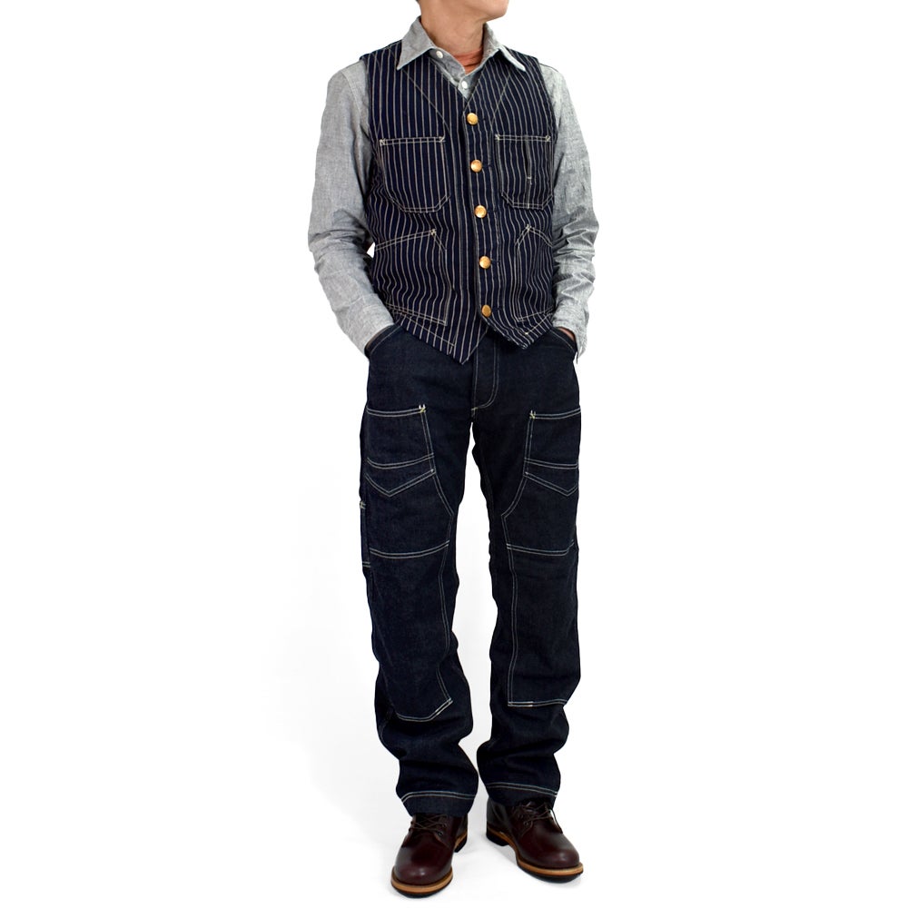 コリンボ (COLIMBO) Switchyard Vest -Wabash Stripe- ウォバッシュワークベスト ZB-0120