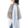ル グラジック (LE GLAZIK) GILET エコファー ジレ ボアベスト ショート丈 LG-B0423FPT