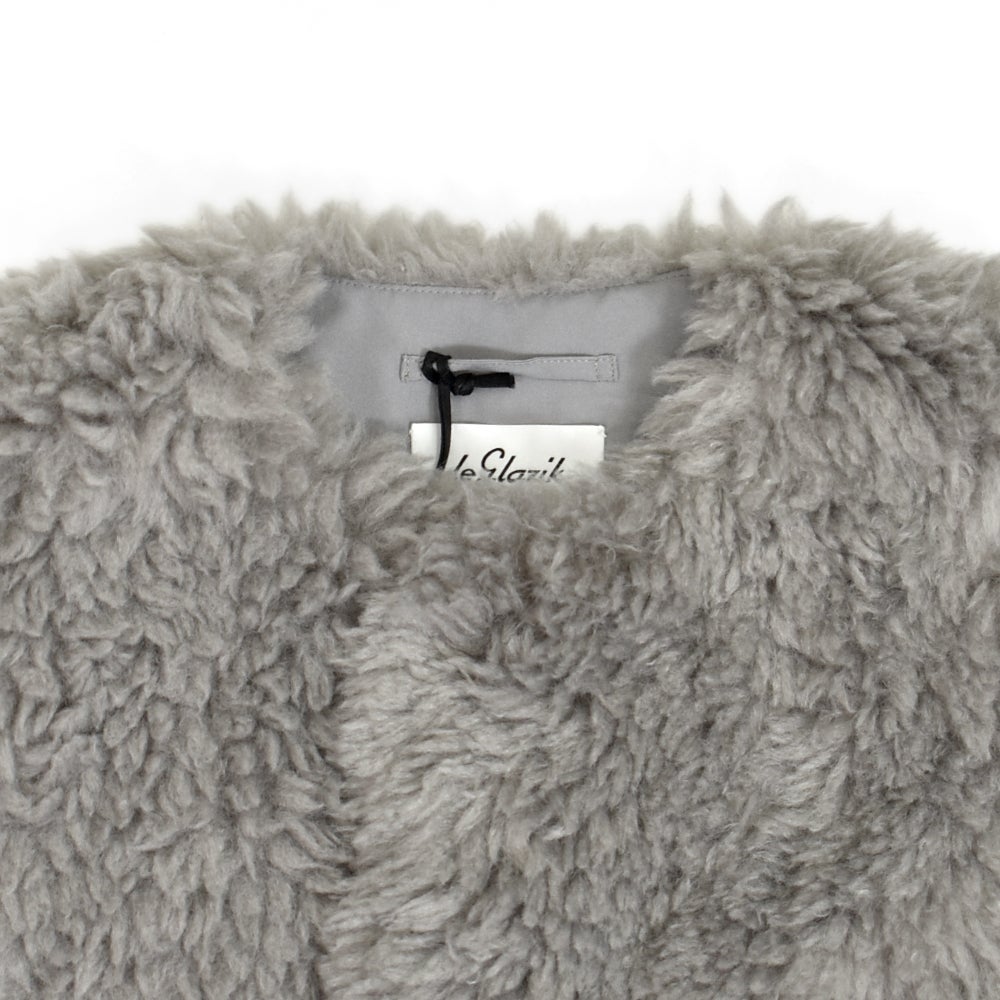 ル グラジック (LE GLAZIK) GILET エコファー ジレ ボアベスト ショート丈 LG-B0423FPT
