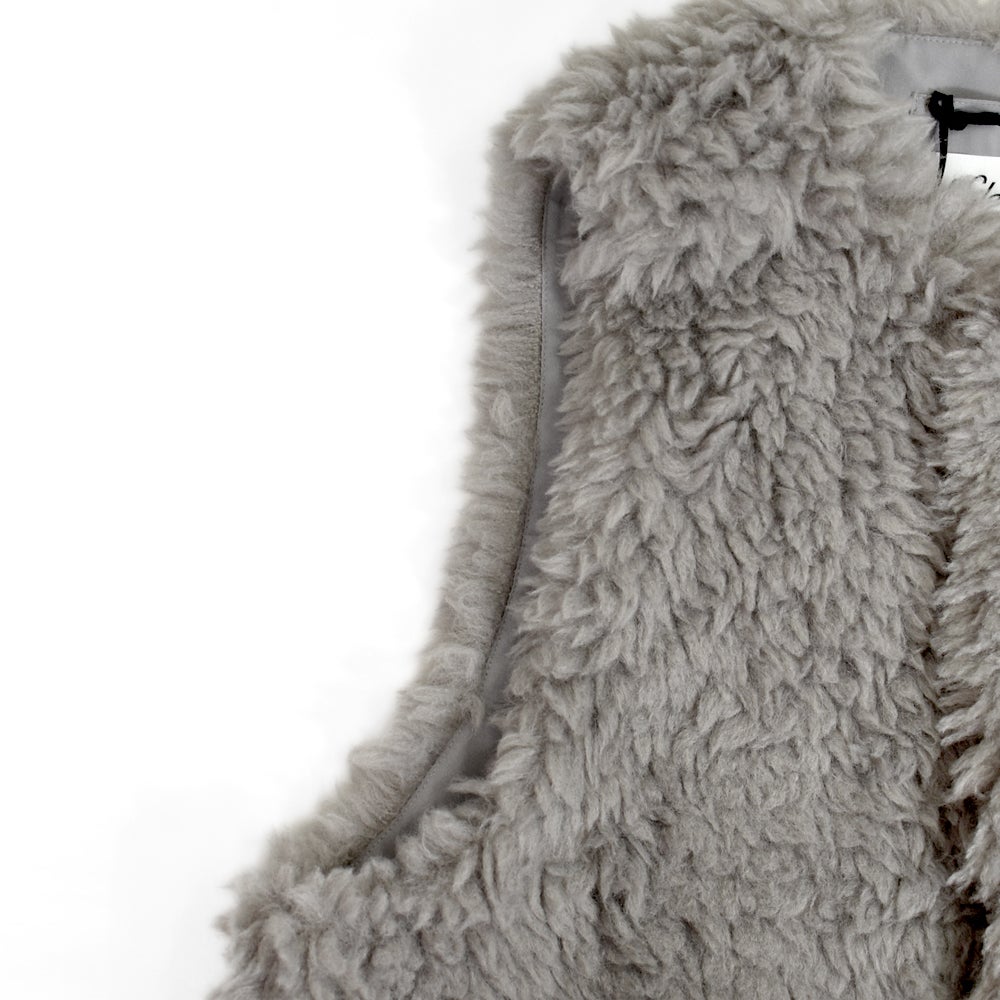 ル グラジック (LE GLAZIK) GILET エコファー ジレ ボアベスト ショート丈 LG-B0423FPT