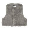 ル グラジック (LE GLAZIK) GILET エコファー ジレ ボアベスト ショート丈 LG-B0423FPT LT.GREY