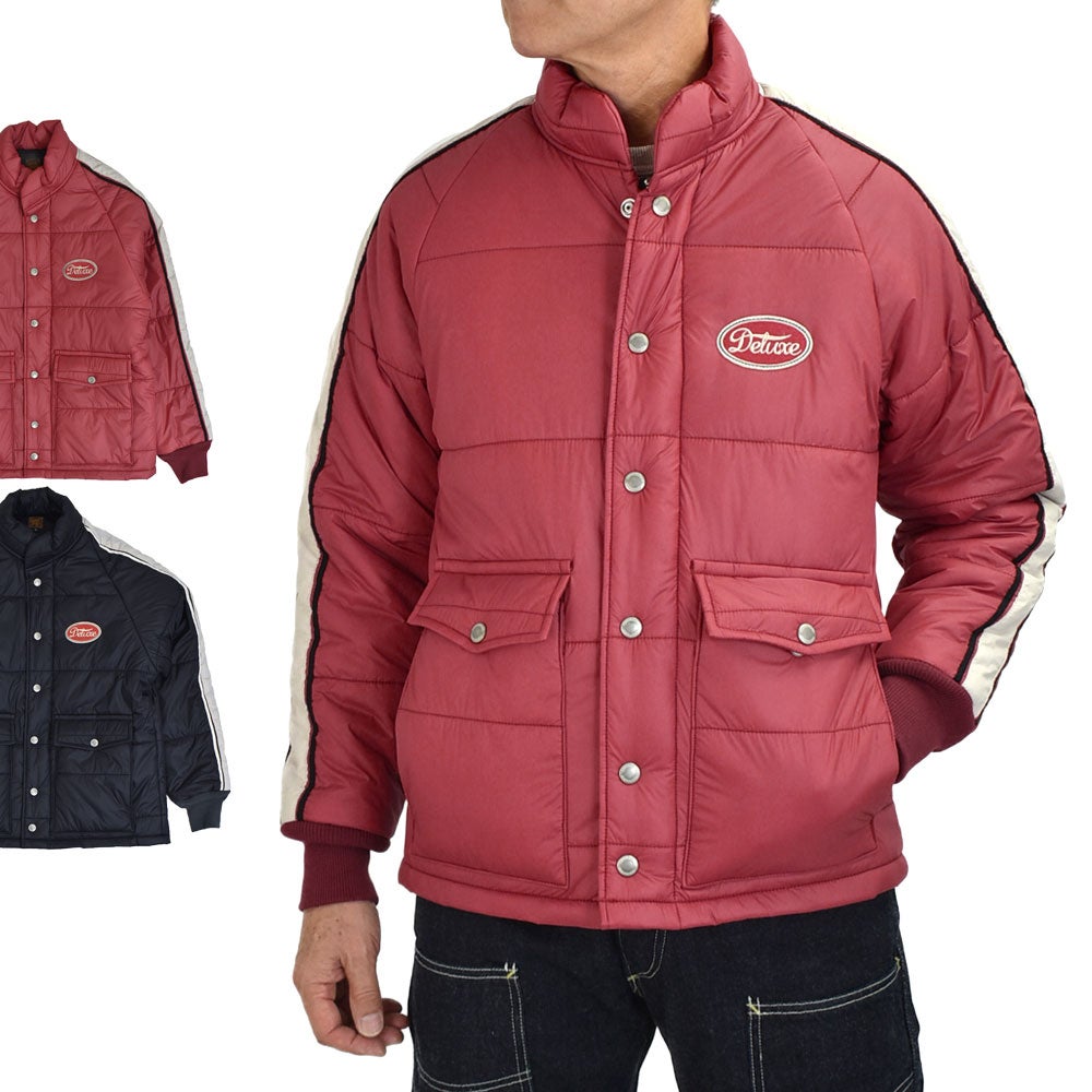 デラックスウエア (DELUXEWARE) 60s RACE JACKET レーシングジャケット ラグランスリーブ 中綿ナイロンジャケット D-28A