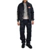 デラックスウエア (DELUXEWARE) 60s RACE JACKET レーシングジャケット ラグランスリーブ 中綿ナイロンジャケット D-28A BLK