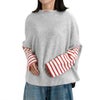 マオメイド (MAOMADE) 再登場!!! ゆったり着れる サイドボタン ベスト ニット 無地 641135