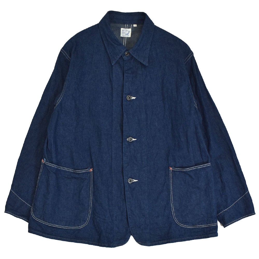 オアスロウ (orSlow) WWII SIMPLIFIED DENIM COVERALL 大戦モデル デニムカバーオール 01-6250 81.ONE WASH