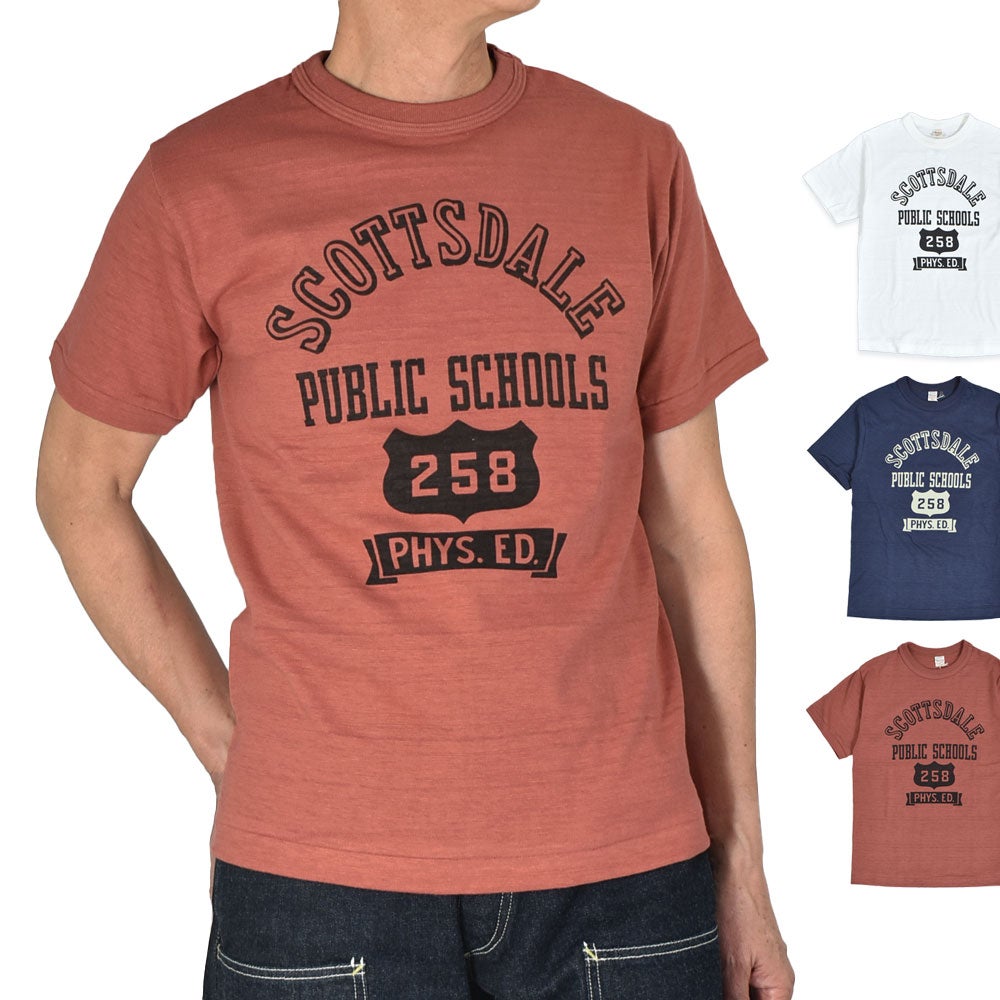 ウエアハウス(WAREHOUSE)Lot 4601 SCOTTDALE 半袖プリントTシャツ