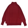マオメイド (MAOMADE) 再登場!!! いつもの異ゲージリブ ハイネックプルオーバー セーター 無地 ハイネック ニット 641108 55.ダークレッド