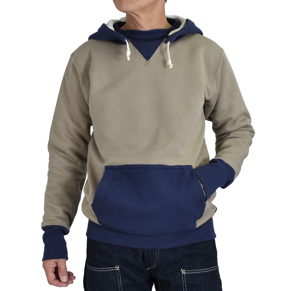 フリーホイーラーズ (FREEWHEELERS) =AFTER HOOD SWEAT SHIRT SET-IN SLEEVE= DOUBLE FACE スウェット ダブルフェイス 後付けパーカー 2634004