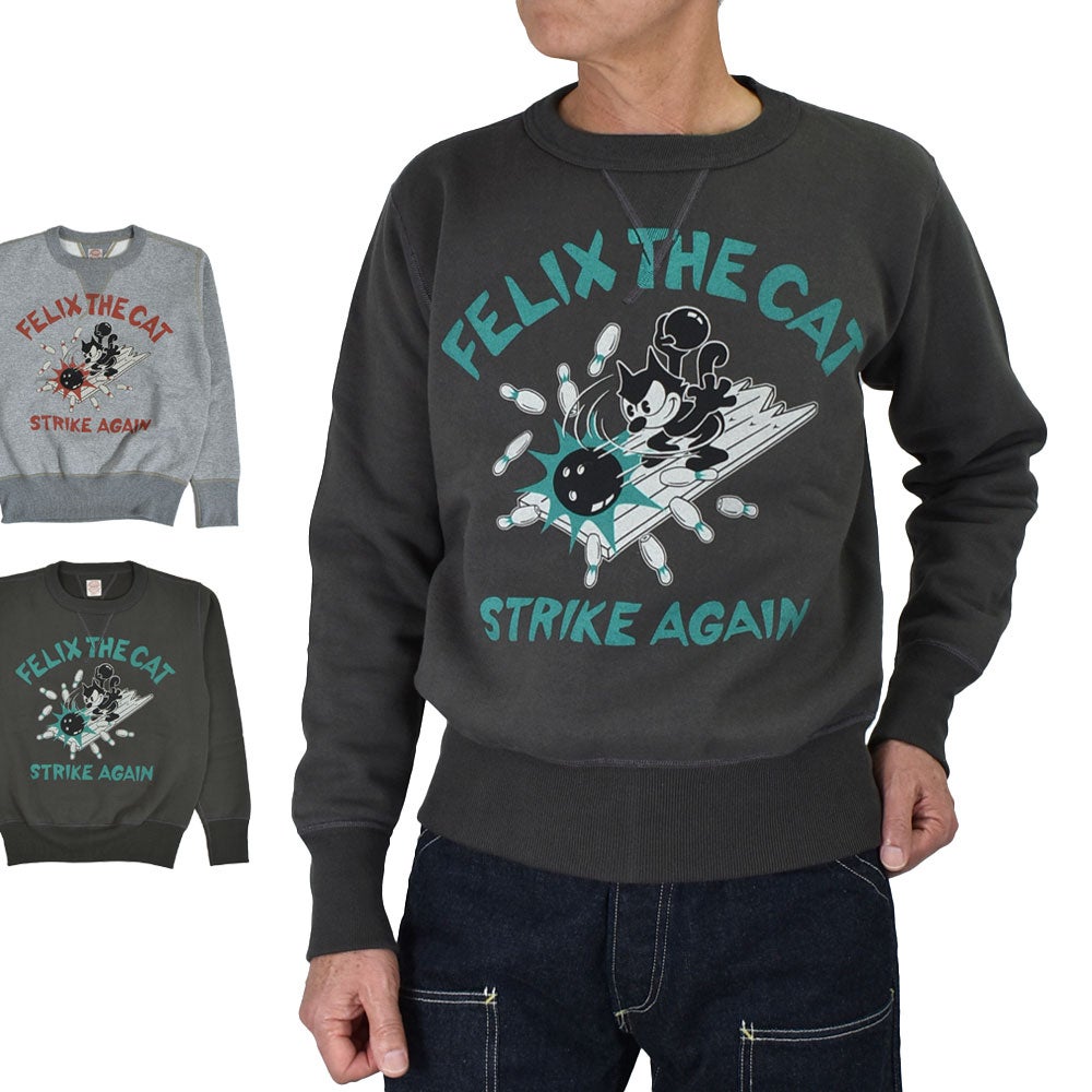 トイズマッコイ(TOYS McCOY)
HEAVYWEIGHT SWEAT SHIRT FELIX THE CAT -STRIKE AGAIN- プリントスウェットシャツ 長袖トレーナー TMC2643