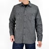 フリーホイーラーズ (FREEWHEELERS) -NEAL- SHIRT 1926 STYLE WORK CLOTHING Vintage Style Grained Chambray BLACK PEPPER CHAMBRAY ニールシャツ 長袖ワークシャツ シャンブレーシャツ 2613103