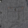 フリーホイーラーズ (FREEWHEELERS) -NEAL- SHIRT 1926 STYLE WORK CLOTHING Vintage Style Grained Chambray BLACK PEPPER CHAMBRAY ニールシャツ 長袖ワークシャツ シャンブレーシャツ 2613103