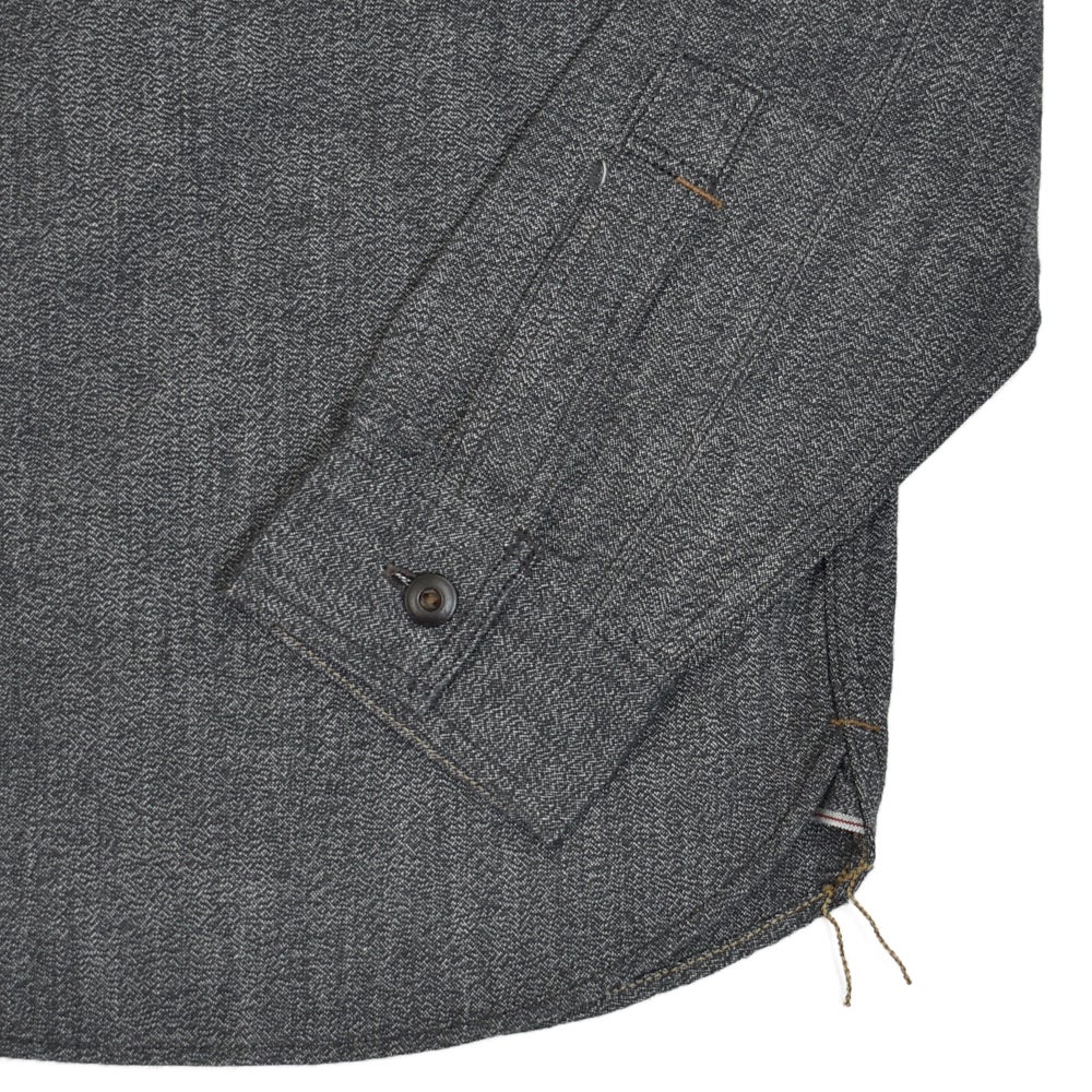 フリーホイーラーズ (FREEWHEELERS) -NEAL- SHIRT 1926 STYLE WORK CLOTHING Vintage Style Grained Chambray BLACK PEPPER CHAMBRAY ニールシャツ 長袖ワークシャツ シャンブレーシャツ 2613103