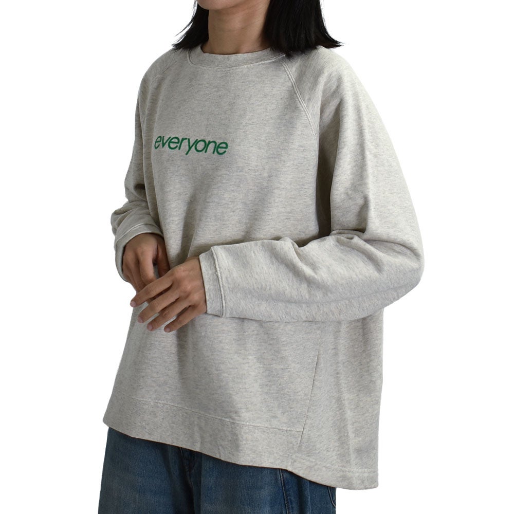 ブリスバンチ (Bliss bunch) FB差ロゴプリントラグランPO 長袖ラグランスウェットTシャツ プルオーバー A768-385 3-1.OATMEAL