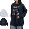 マーブルシュッド (marble SUD) EMB SLOW LONG SWEAT 刺繍 長袖 トレーナー 01GF020193