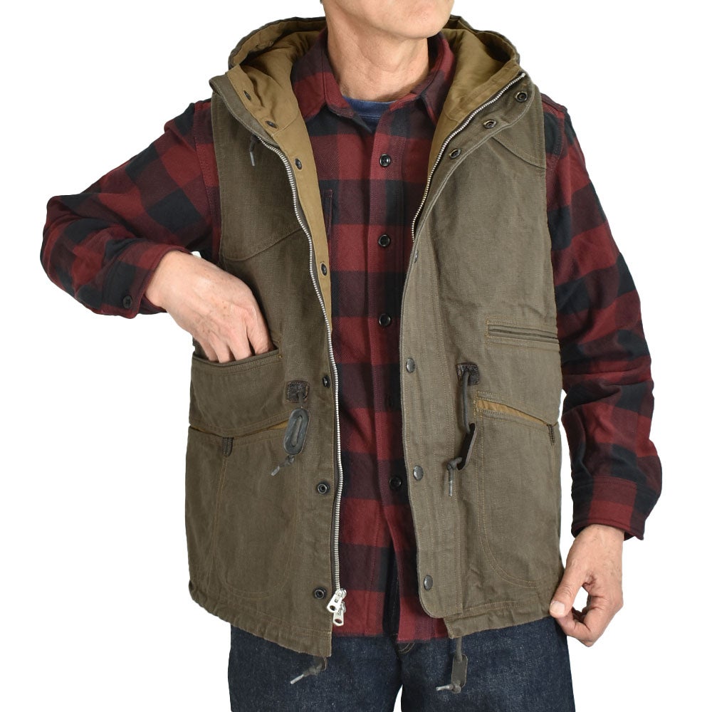 コリンボ (COLIMBO) Original Sniper's Vest -Plain- オリジナル スナイパーズベスト プレーン コットンベスト ZB-0115