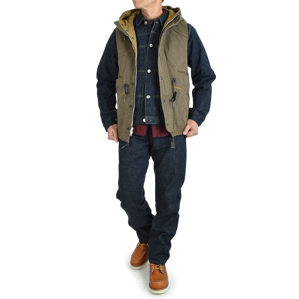 コリンボ (COLIMBO) Original Sniper's Vest -Plain- オリジナル スナイパーズベスト プレーン コットンベスト ZB-0115 02.Olive