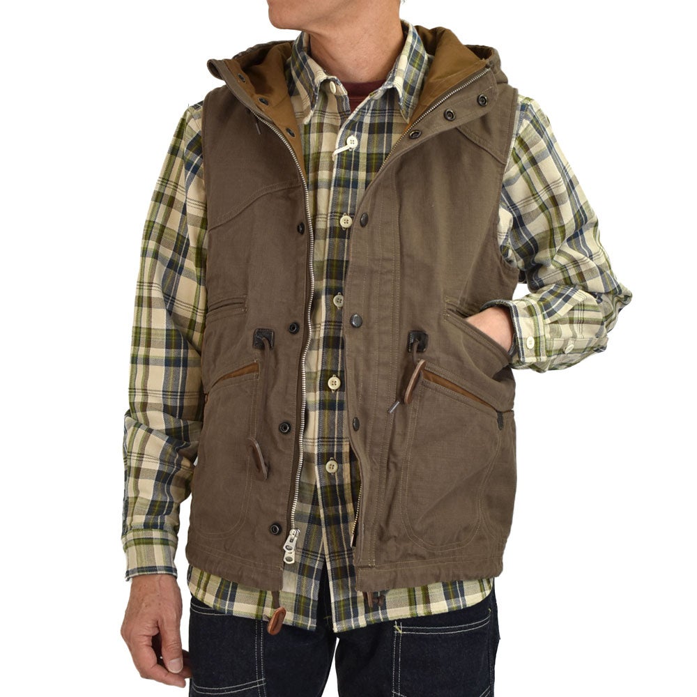 コリンボ (COLIMBO) Original Sniper's Vest -Plain- オリジナル スナイパーズベスト プレーン コットンベスト ZB-0115 01.Khaki