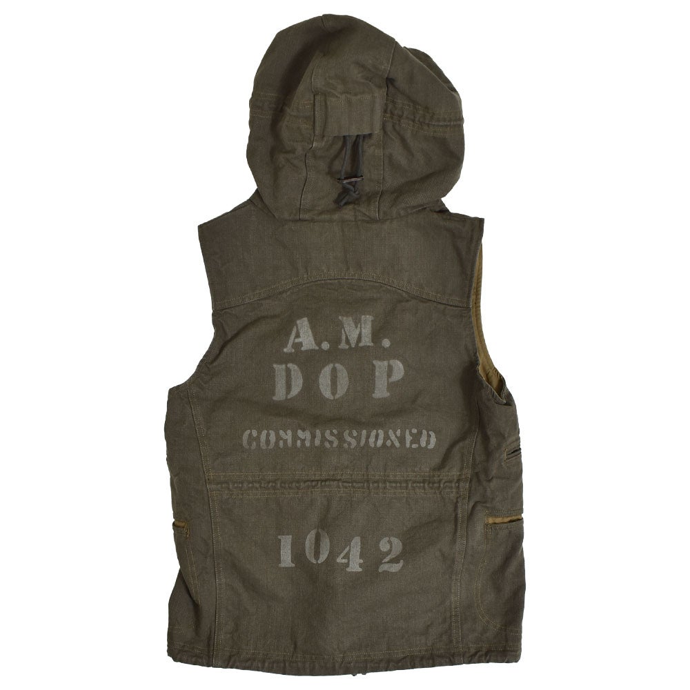 コリンボ (COLIMBO) Original Sniper's Vest -Custom- =DWC 2406= オリジナル スナイパーズベスト カスタム コットンベスト ZB-0121 02.Olive