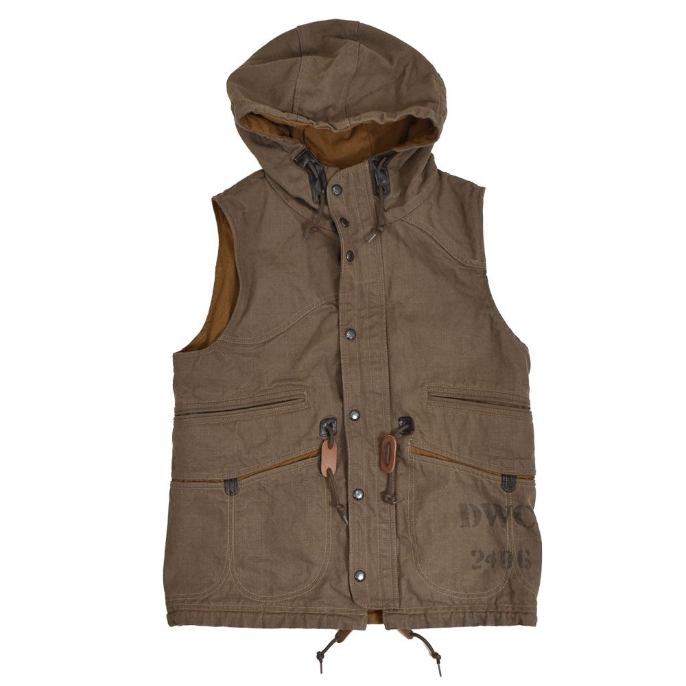 コリンボ (COLIMBO) Original Sniper's Vest -Custom- =DWC 2406= オリジナル スナイパーズベスト カスタム コットンベスト ZB-0121 01.Khaki