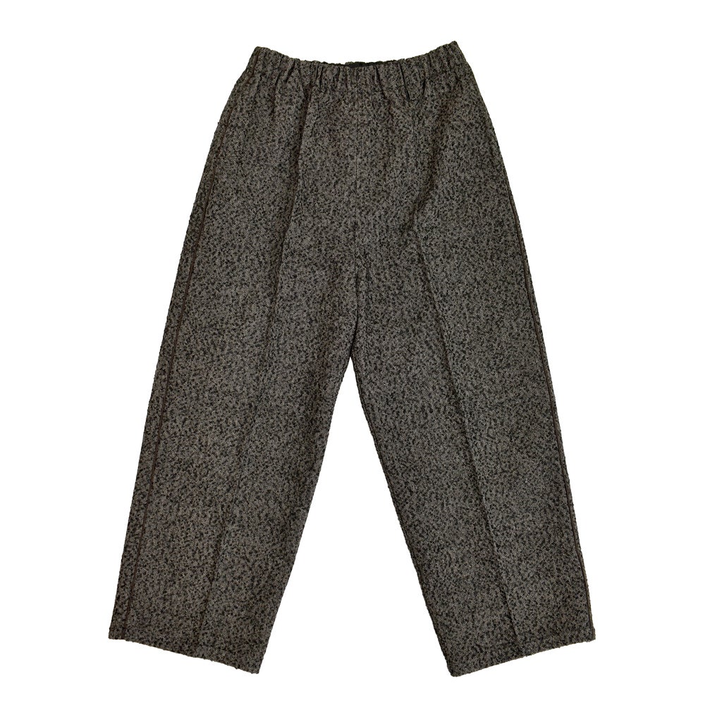 ケレン(KELEN) RICK SIDE LINE TWEED EASY PANTS ツイード パンツ LKL26FPT2163 BLACK
