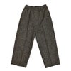 ケレン(KELEN) RICK SIDE LINE TWEED EASY PANTS ツイード パンツ LKL26FPT2163 BLACK