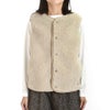 オーチバル/オーシバル (ORCIVAL) ボアフリース ノーカラーベスト ROUND NECK VEST OR-A0742BFF