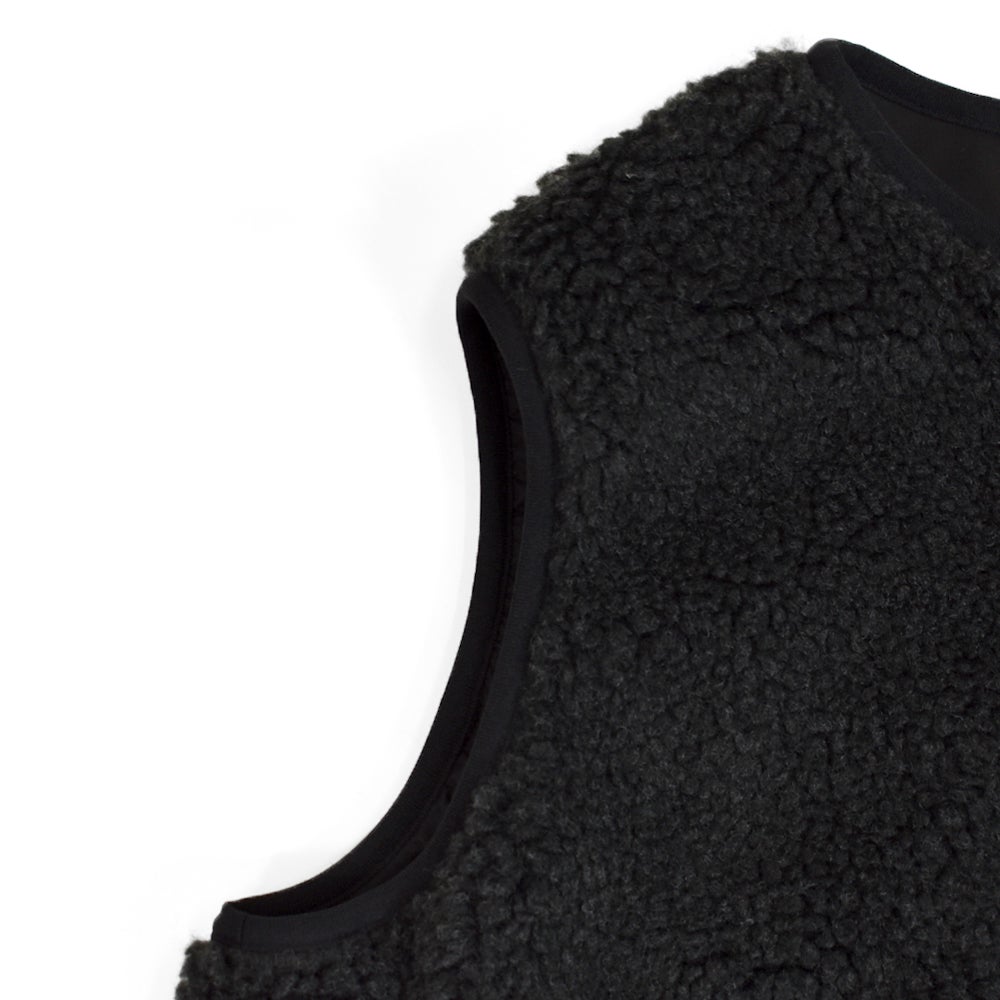 オーチバル/オーシバル (ORCIVAL) ボアフリース ノーカラーベスト ROUND NECK VEST OR-A0742BFF