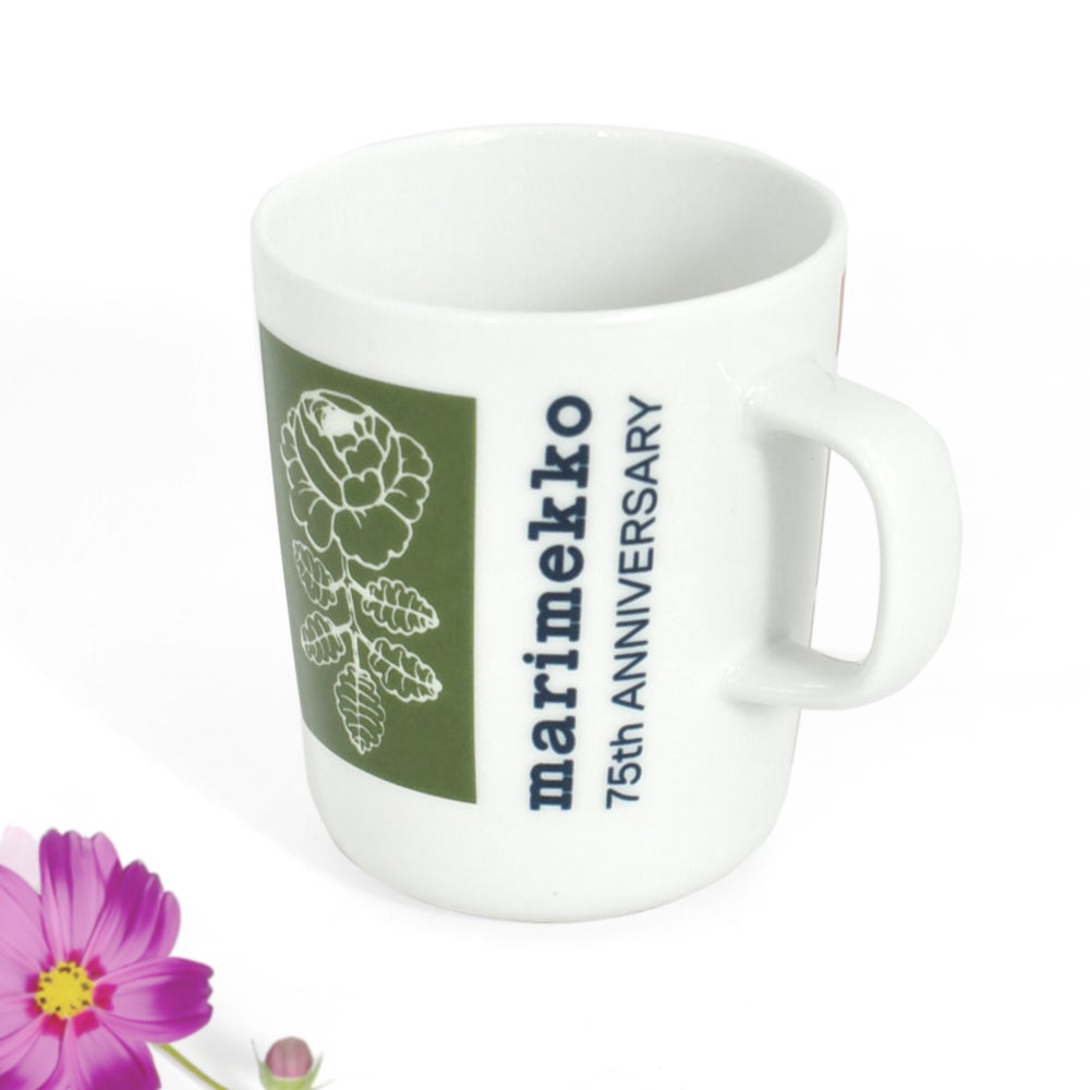 マリメッコ(marimekko)日本限定 75th Anniversary マグカップ 250ml 75周年記念 食器 ギフトボックス 52269-4-76343