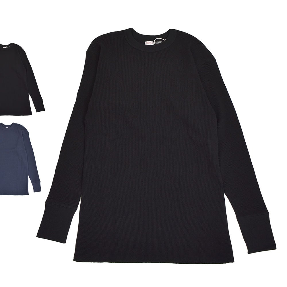 フリーホイーラーズ(FREEWHEELERS)-CREW NECKED THERMAL- LONG SLEEVE SHIRT 1950s STYLE UNDERWEAR ワッフルニット 長袖サーマルTシャツ ロンT 2635001