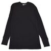 フリーホイーラーズ (FREEWHEELERS) -CREW NECKED THERMAL- LONG SLEEVE SHIRT 1950s STYLE UNDERWEAR ワッフルニット 長袖サーマルTシャツ ロンT 2635001 BLACK