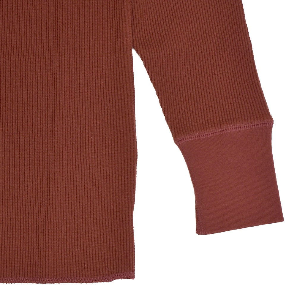 フリーホイーラーズ (FREEWHEELERS) -TOMCATS- CREW NECKED THERMAL LONG SLEEVE SHIRT ワッフルニット 長袖プリントサーマルTシャツ ロンT 2635002