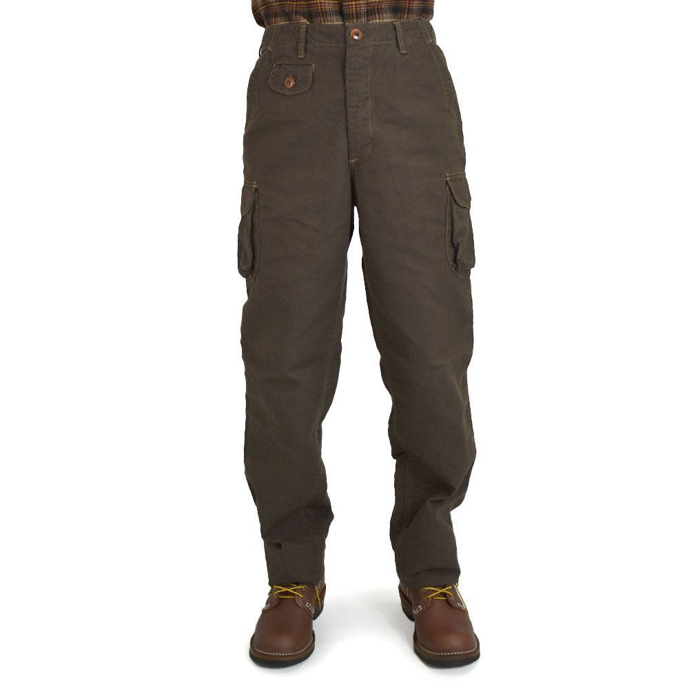 フリーホイーラーズ (FREEWHEELERS) TIMBER CRUISER TROUSERS CHARCOAL KHAKI ティンバークルーザートラウザーズ ハンティングパンツ 2632006
