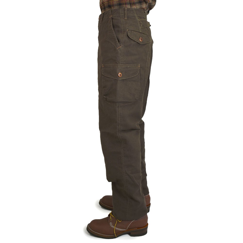 フリーホイーラーズ (FREEWHEELERS) TIMBER CRUISER TROUSERS CHARCOAL KHAKI ティンバークルーザートラウザーズ ハンティングパンツ 2632006