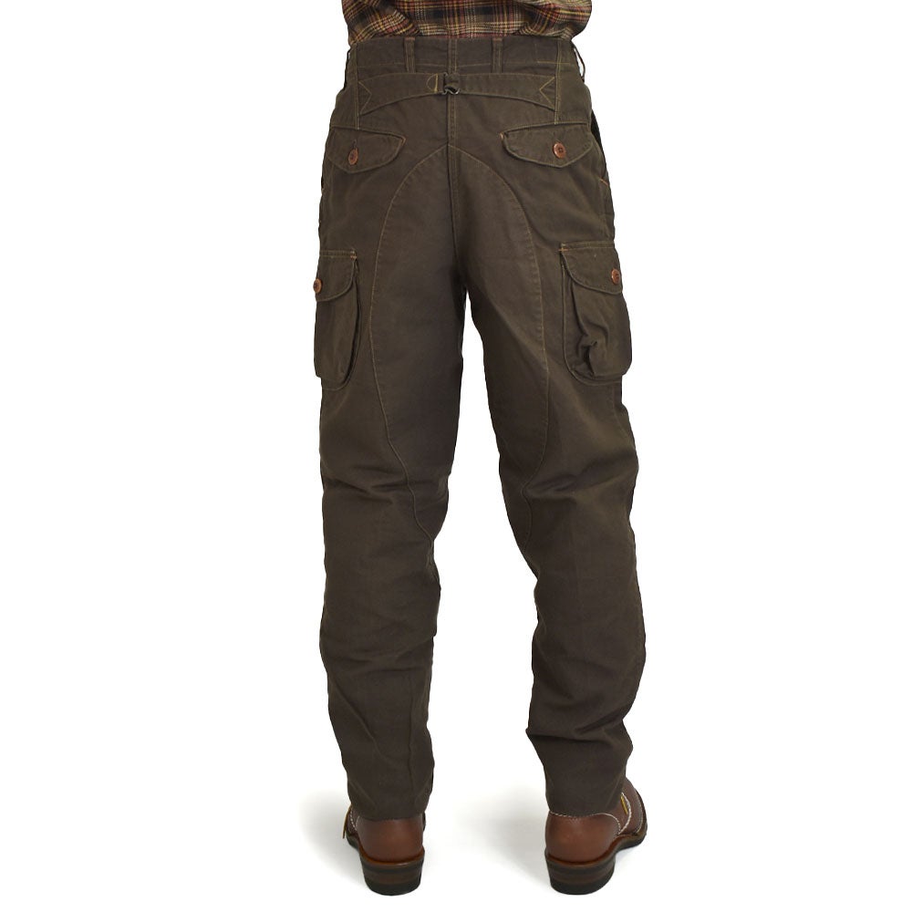 フリーホイーラーズ (FREEWHEELERS) TIMBER CRUISER TROUSERS CHARCOAL KHAKI ティンバークルーザートラウザーズ ハンティングパンツ 2632006