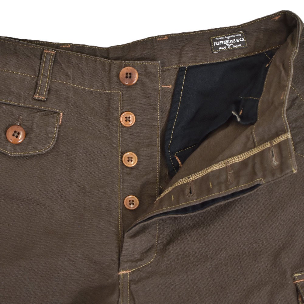 フリーホイーラーズ (FREEWHEELERS) TIMBER CRUISER TROUSERS CHARCOAL KHAKI ティンバークルーザートラウザーズ ハンティングパンツ 2632006