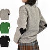 ポンデシャロン (PONT DE CHALONS) ペルーニットハートパッチ無地PO PERUVIAN KNIT HEART PATCH PULLOVER セーター 22650112