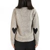 ポンデシャロン (PONT DE CHALONS) ペルーニットハートパッチ無地PO PERUVIAN KNIT HEART PATCH PULLOVER セーター 22650112