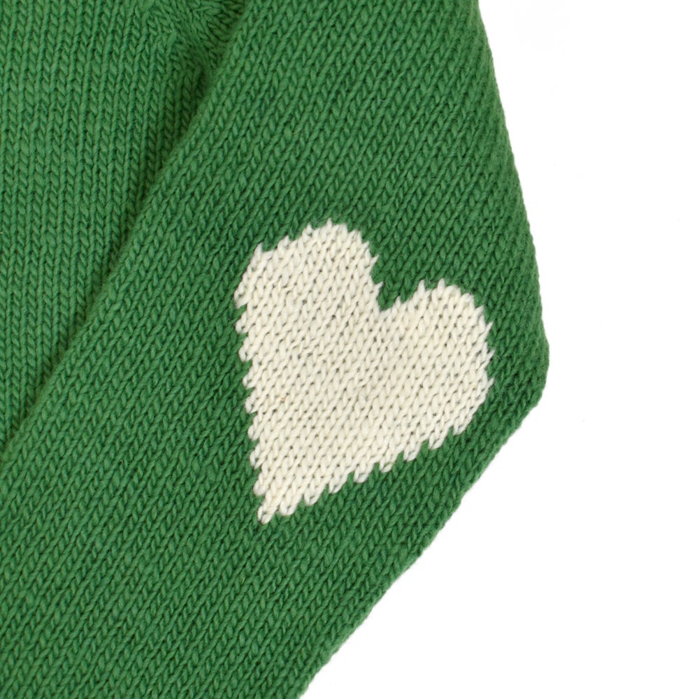 ポンデシャロン (PONT DE CHALONS) ペルーニットハートパッチ無地PO PERUVIAN KNIT HEART PATCH PULLOVER セーター 22650112