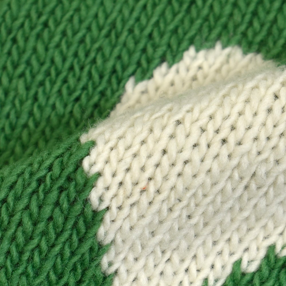 ポンデシャロン (PONT DE CHALONS) ペルーニットハートパッチ無地PO PERUVIAN KNIT HEART PATCH PULLOVER セーター 22650112