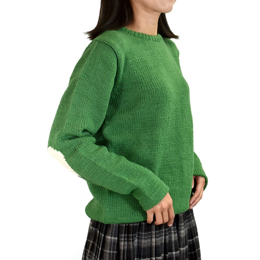 ポンデシャロン (PONT DE CHALONS) ペルーニットハートパッチ無地PO PERUVIAN KNIT HEART PATCH PULLOVER セーター 22650112